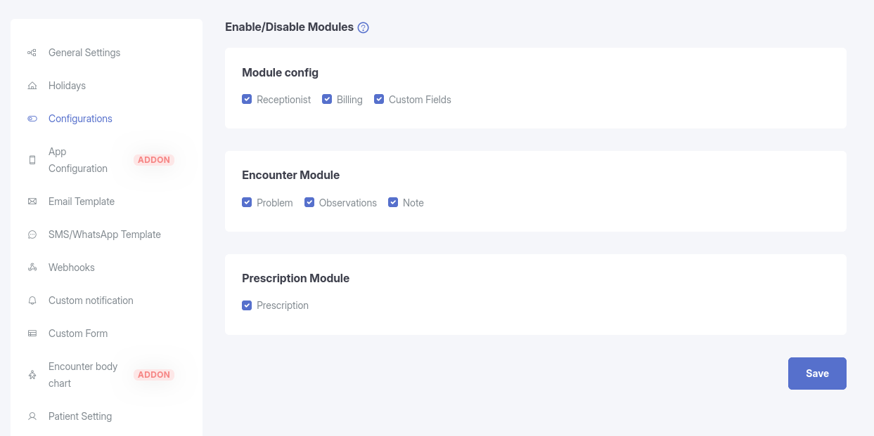 System Configuration - KiviCare WordPress - Documentation